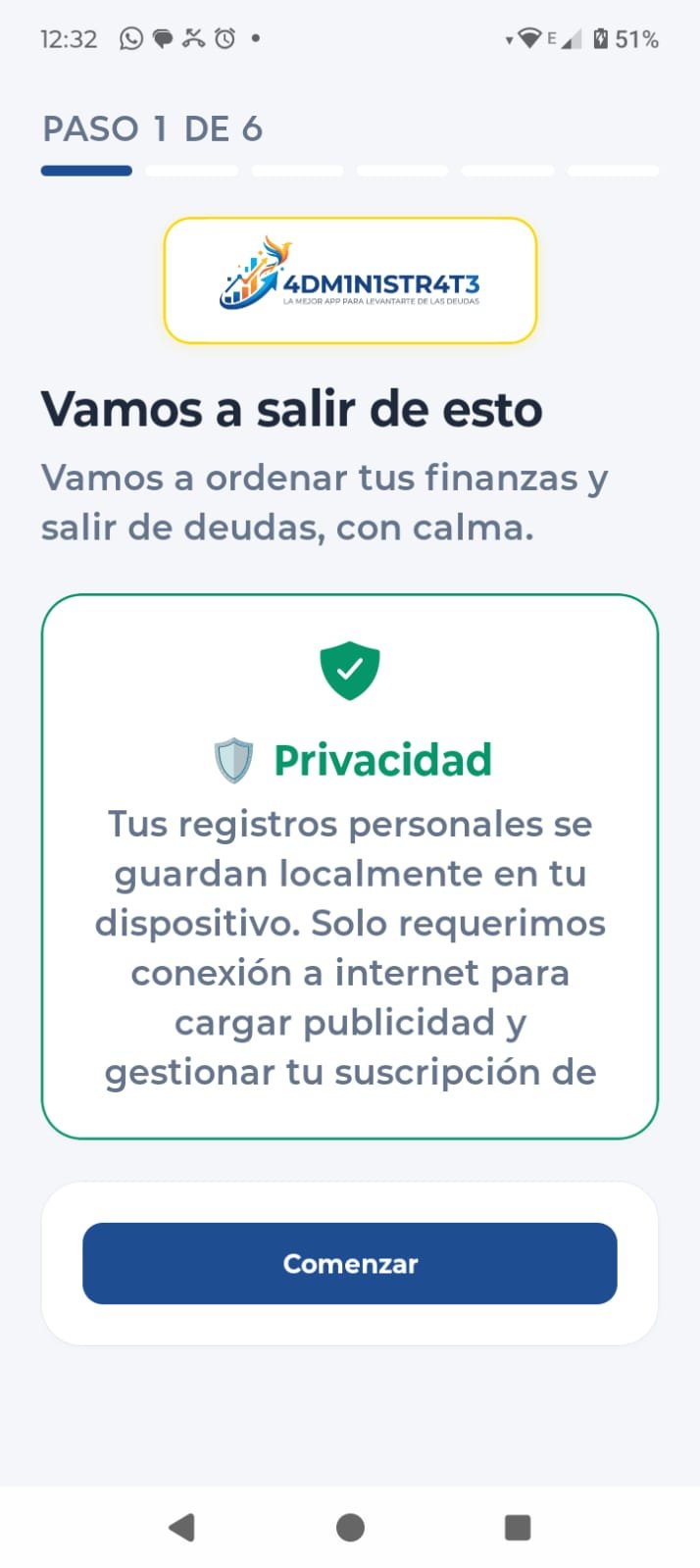 Pantalla de inicio en Android: privacidad local y datos personales en tu dispositivo