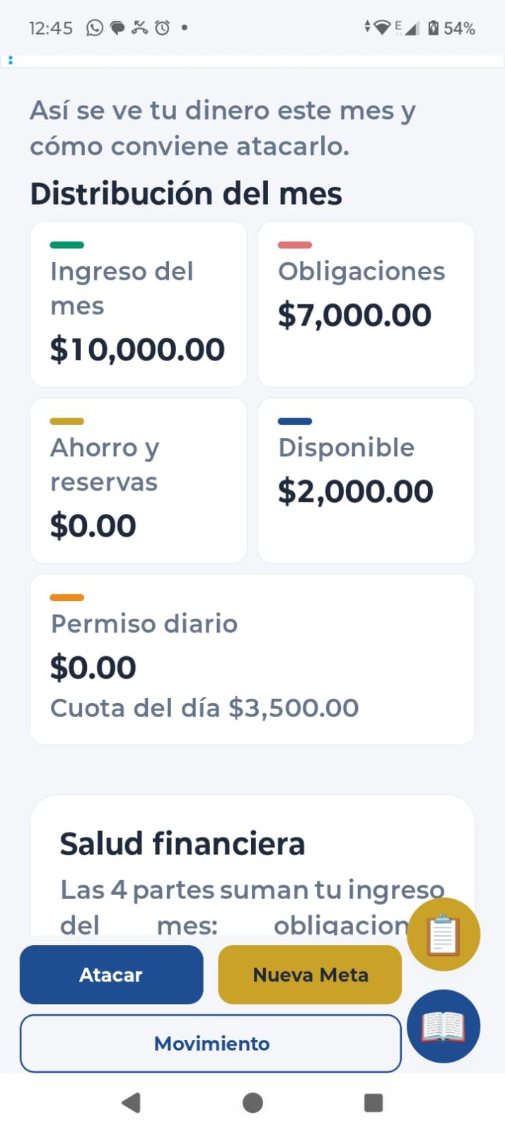 Distribución del mes en Android: cinco canastas